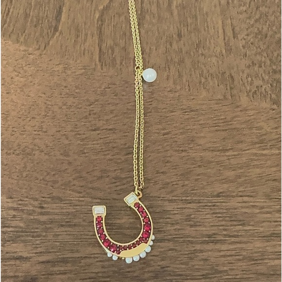 Swarovski Horseshoe and Pearl Necklace - Picture 3 of 3